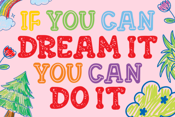 Crayon Craft Font - Preview 1