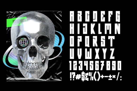 Cybernetic Font - Preview 1