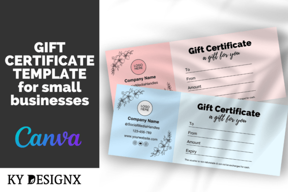 Editable Gift Certificate Template -