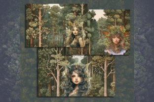 Fairy Fantasy Forest Digital Papers Graphic by artisticwayco · Creative ...
