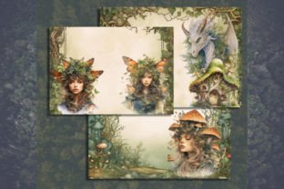 Fairy Fantasy Forest Digital Papers Graphic by artisticwayco · Creative ...