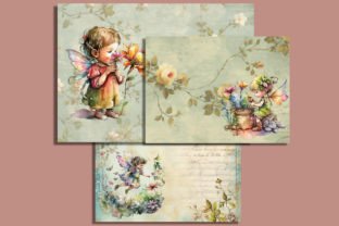 Fantasy Fairy Garden Digital Papers Graphic by artisticwayco · Creative ...