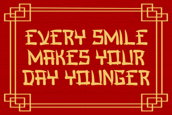 Mandarin Mantis Font PNG with transparent background - Preview 1