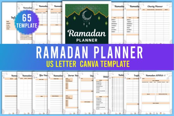 2024 Ramadan Planner Canva Templates