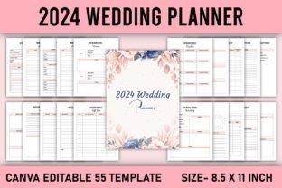 2024 Wedding Planner Canva Template Graphic by KDP GALLERY · Creative ...