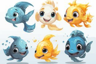 Icon Funny Fish Graphic by erlinkurniawati106 · Creative Fabrica