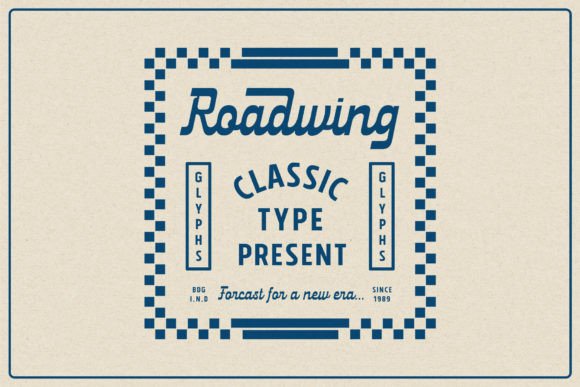 Roadwing Font PNG with transparent background - Preview 5
