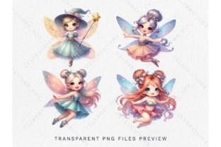 Watercolor Magical Fairy PNG Clipart Graphic by CelebrationsBoxs ...