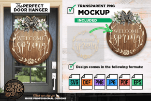 Welcome Spring | Round Sign Graphic by The Vintage Signs Shop ...