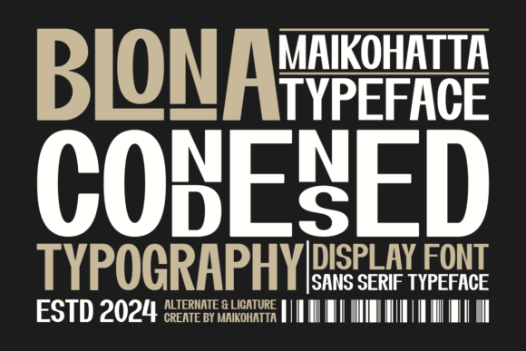 Blona Font - Preview 1