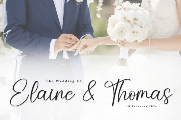 Bride Font - Preview 1