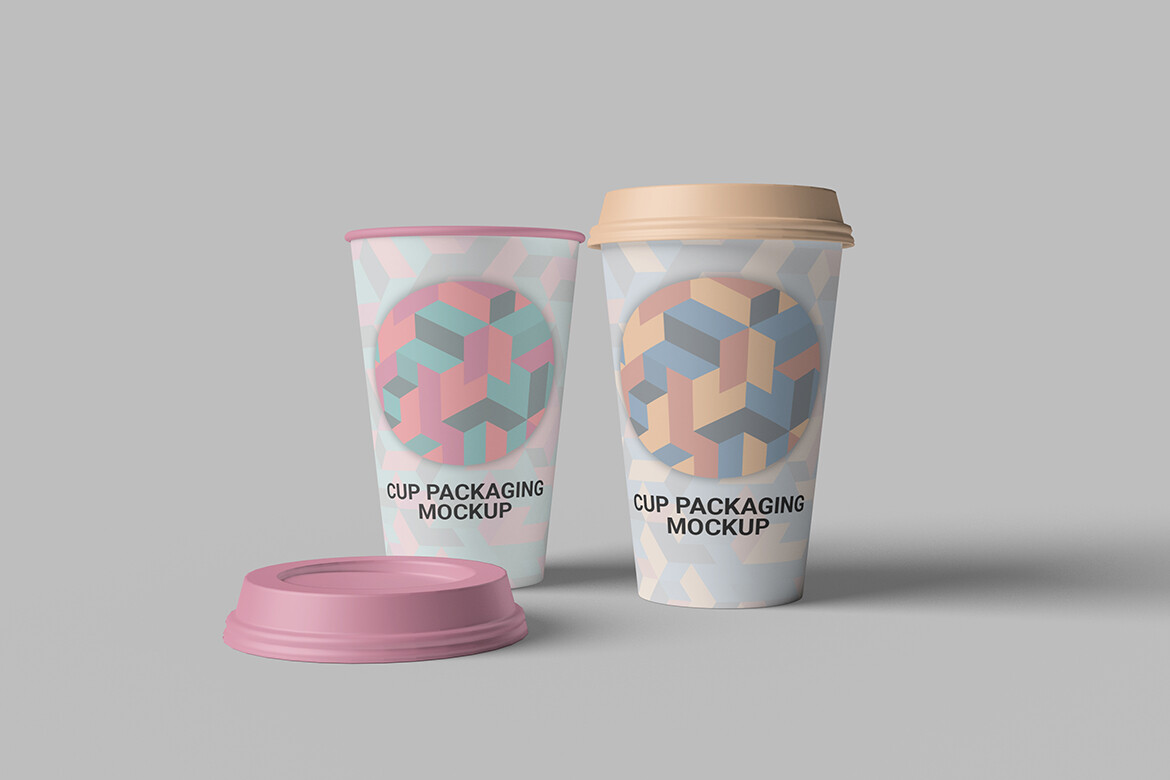 Cup Packaging Mockup Graphic by Ian Mikraz · Creative Fabrica