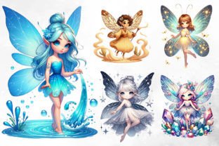 Cute Fairy Clipart Bundle Graphic by Aspect_Studio · Creative Fabrica