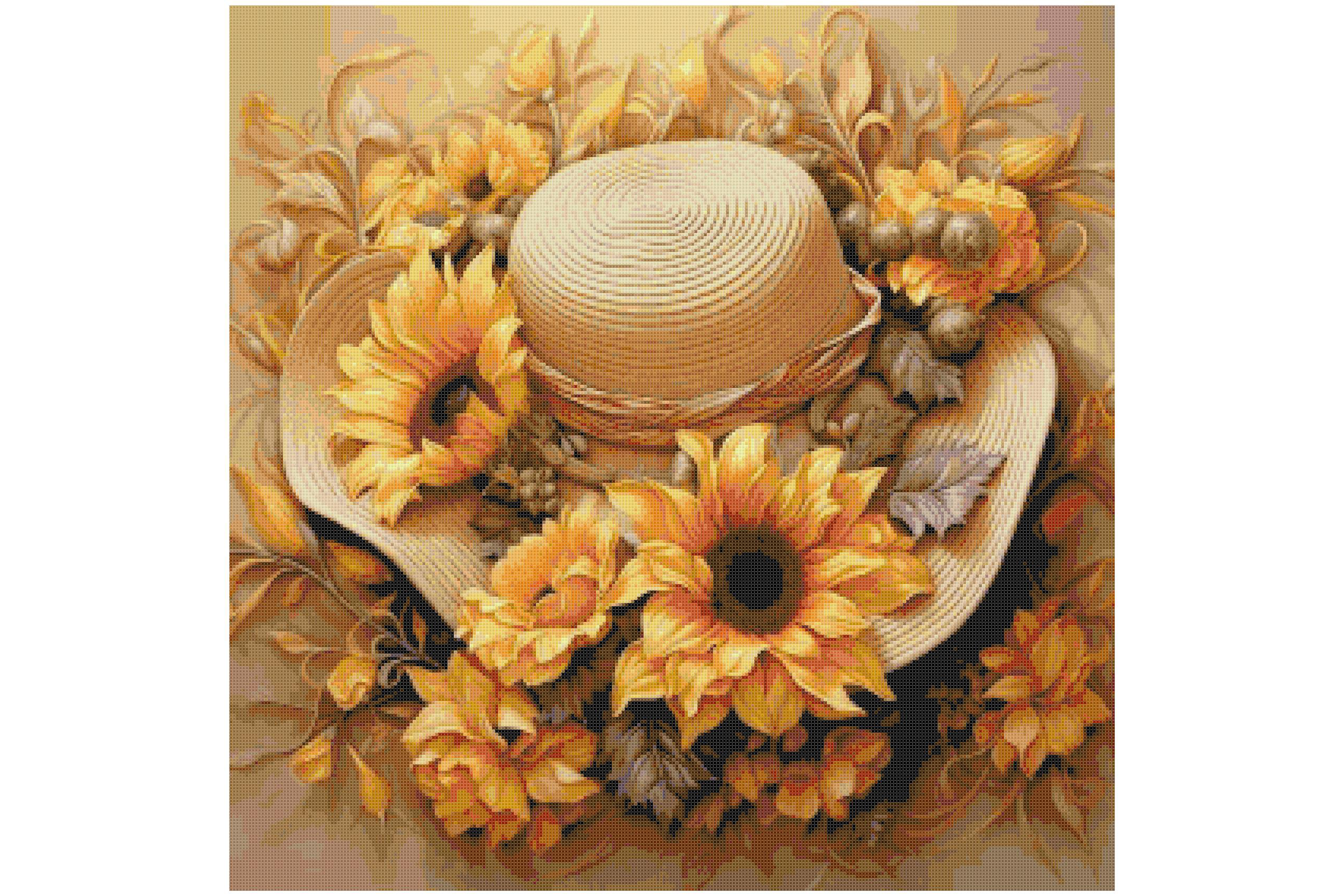 SunFlowers Counted Cross Stitch Patterns