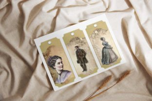 Victorian Era Junk Journal Tags Kit Page Graphic by artisticwayco ...