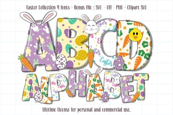 Easter Collection Font by Doodle Alphabet · Creative Fabrica