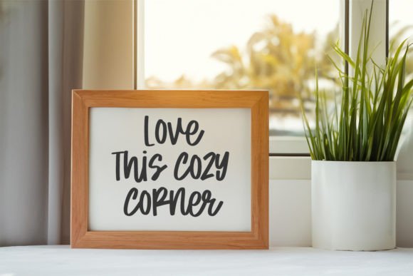 Peach Heart Font PNG with transparent background - Preview 1