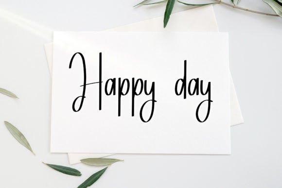 Smile Coffee Font PNG with transparent background - Preview 1