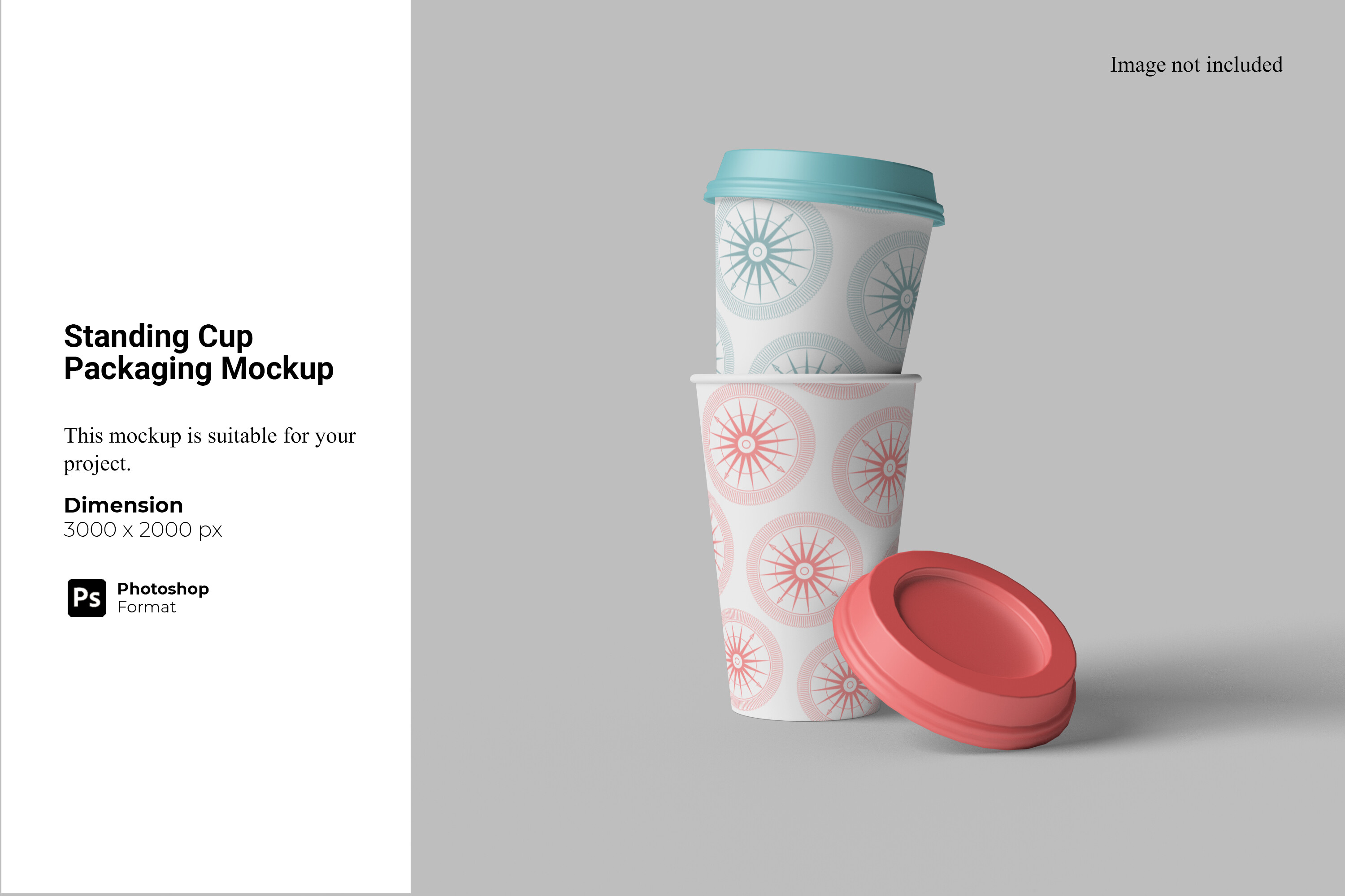 Standing Cup Packaging Mockup Graphic by Ian Mikraz · Creative Fabrica