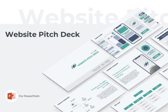 Website Pitch Deck PowerPoint Template