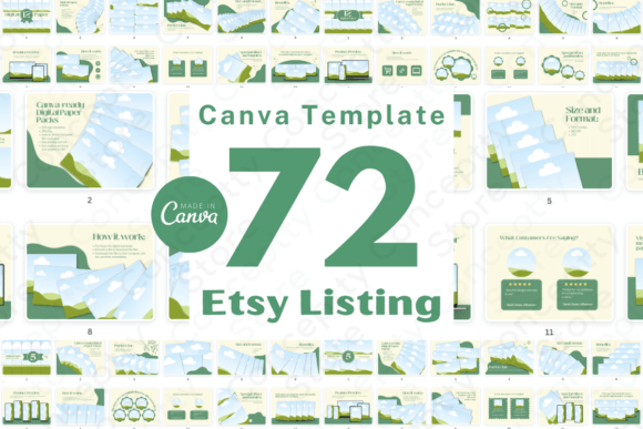 Clipart Etsy Canva Mockup Graphic by FolieDesign · Creative Fabrica