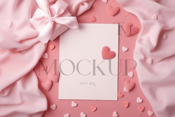 8x10 Card Mockup, 8x10 Mockup Graphic Invitations & Greeting Cards By TatiMockups