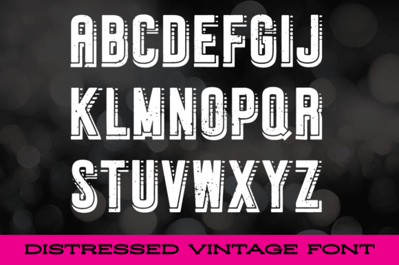Echo Eroded Font - Preview 3