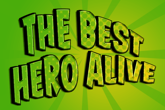 Grinch Comic Font PNG with transparent background - Preview 2
