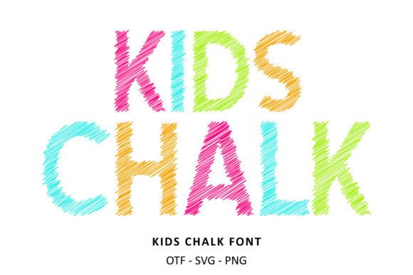 Kids Collection Font PNG with transparent background - Preview 4