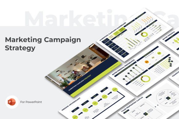 Preview of Marketing Campaign Strategy PowerPoint marketing presentation template