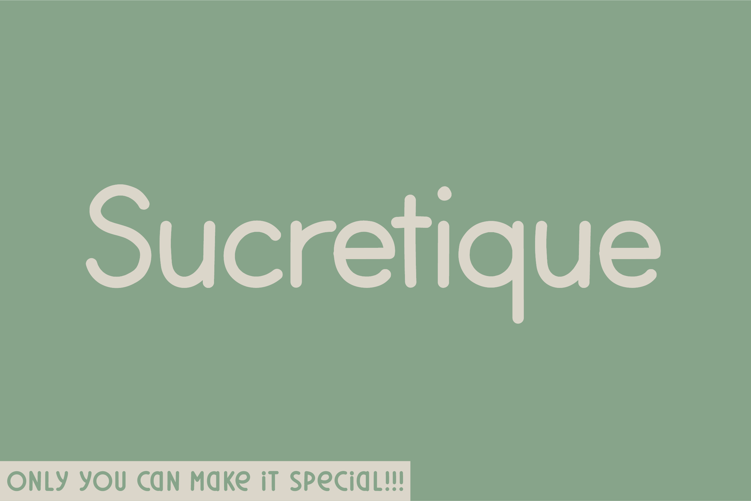 Sucre Lettering Sucretique Font by Hanna Bie · Creative Fabrica