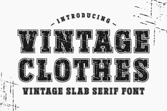 Vintage Clothes font
