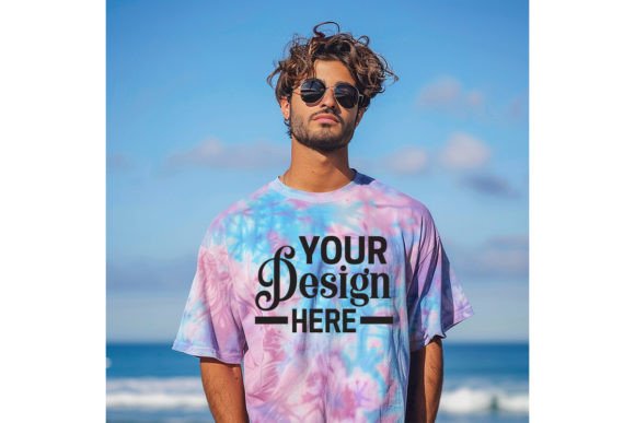 Colortone T-shirt Man Mockup Grafica Magliette Di BestMockupStore