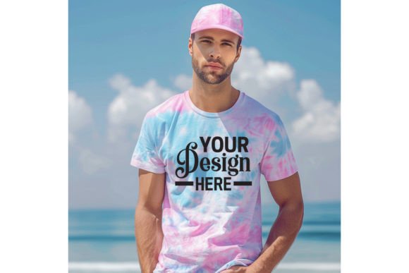 Colortone T-shirt Man Mockup Grafica Magliette Di BestMockupStore