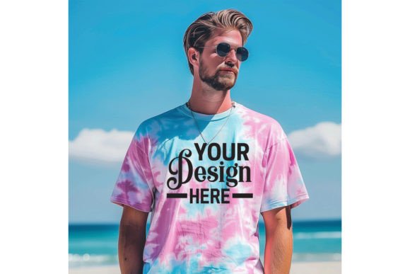 Colortone T-shirt Man Mockup Grafica Magliette Di BestMockupStore