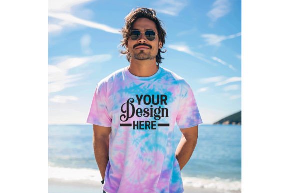 Colortone T-shirt Man Mockup Grafica Magliette Di BestMockupStore