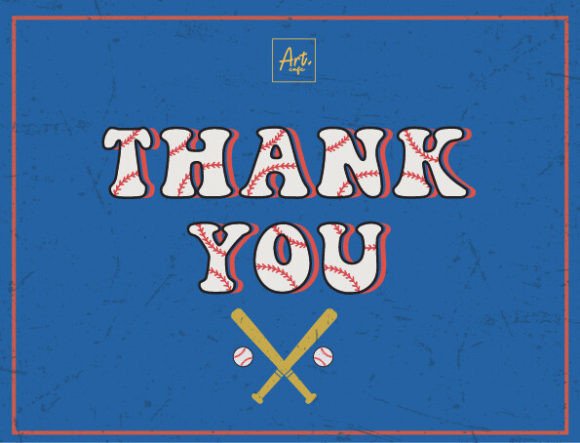 Groovy Baseball Font PNG with transparent background - Preview 4