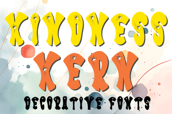 Kindness Kern Decorative Font By MOMAT THIRTYONE