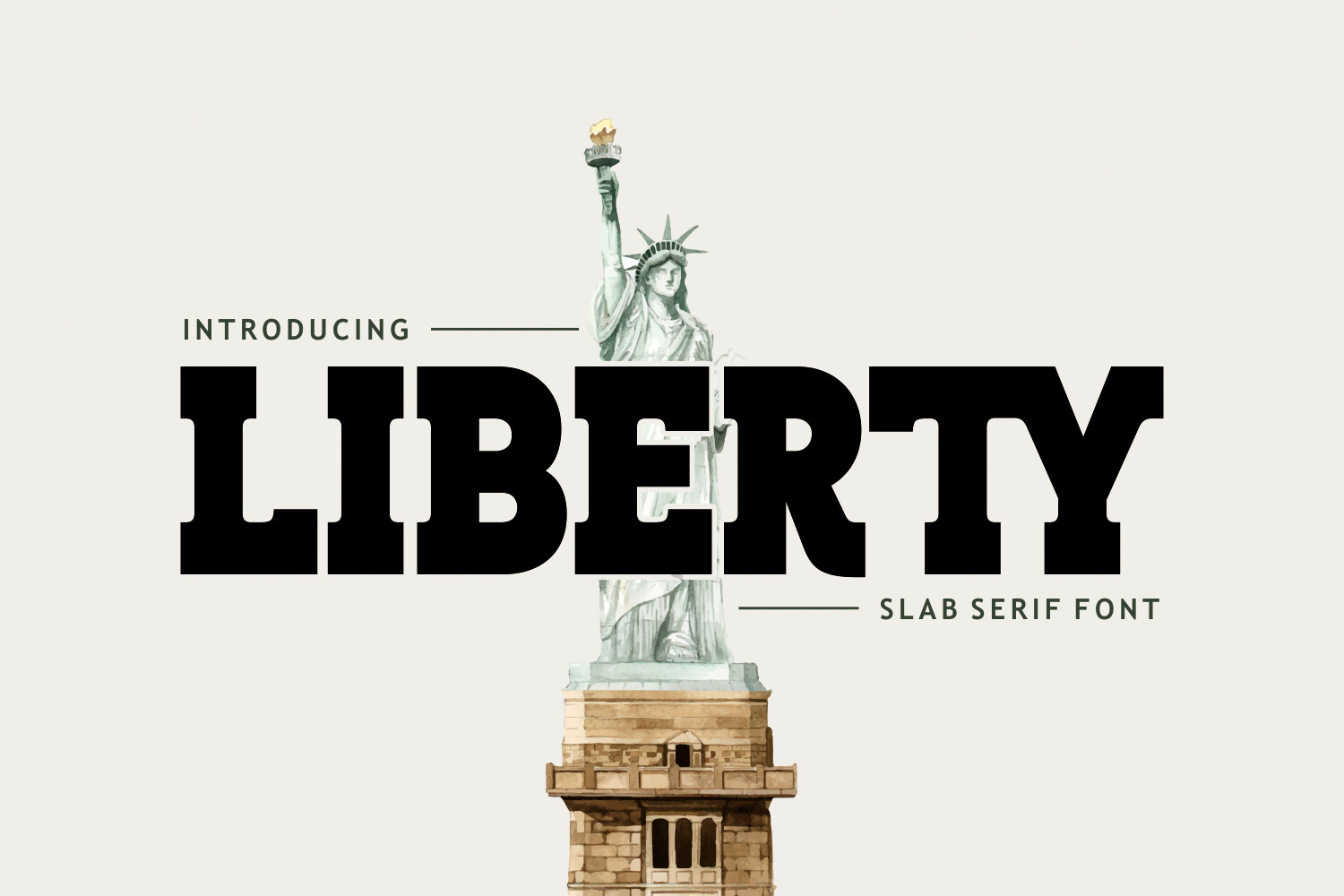 Liberty preview: slab serif