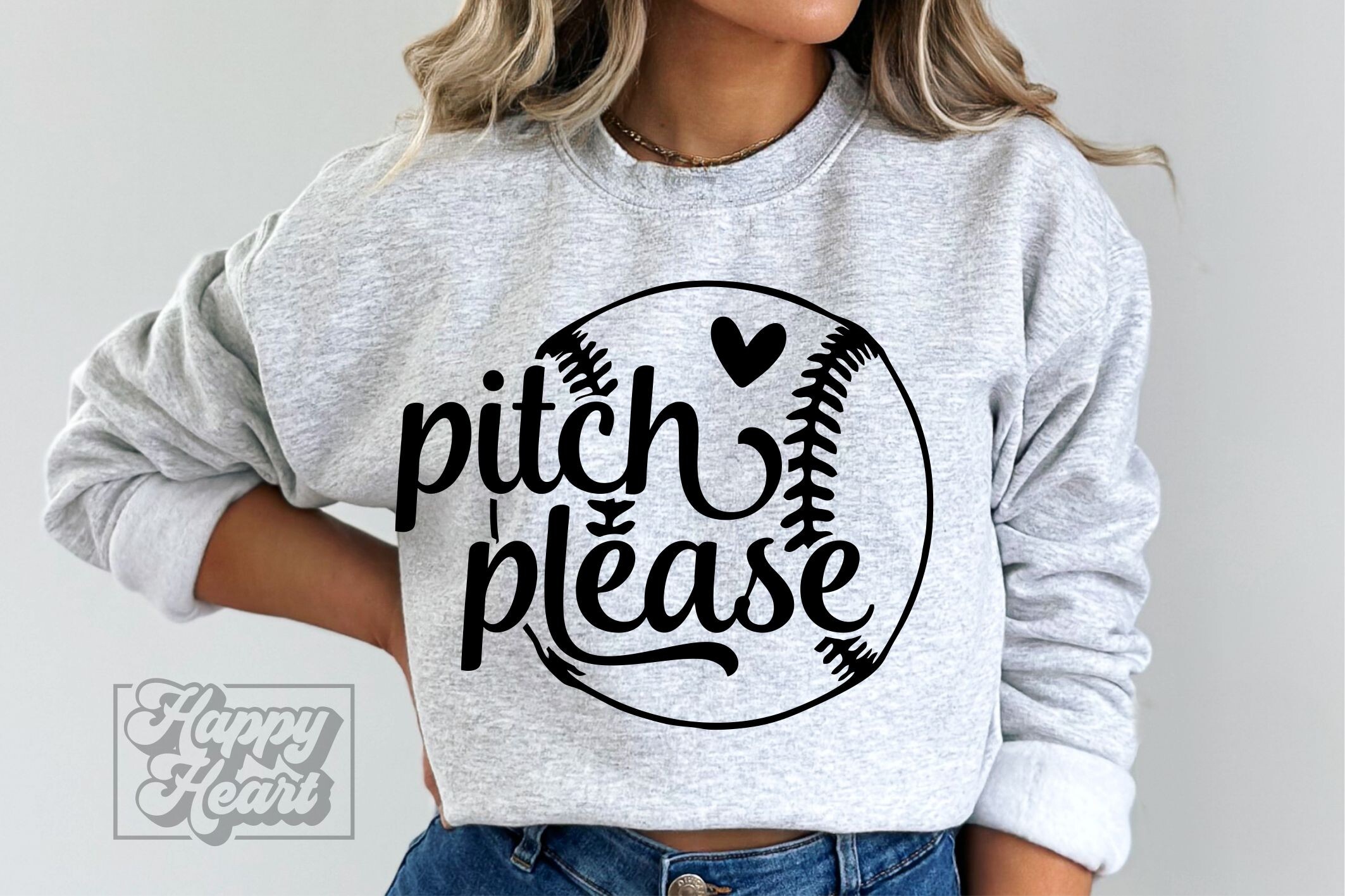 Pitch Please SVG - Baseball Mom SVG
