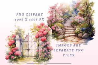 Spring Garden PNG Bundle Graphic by SapphireDreamscape · Creative Fabrica