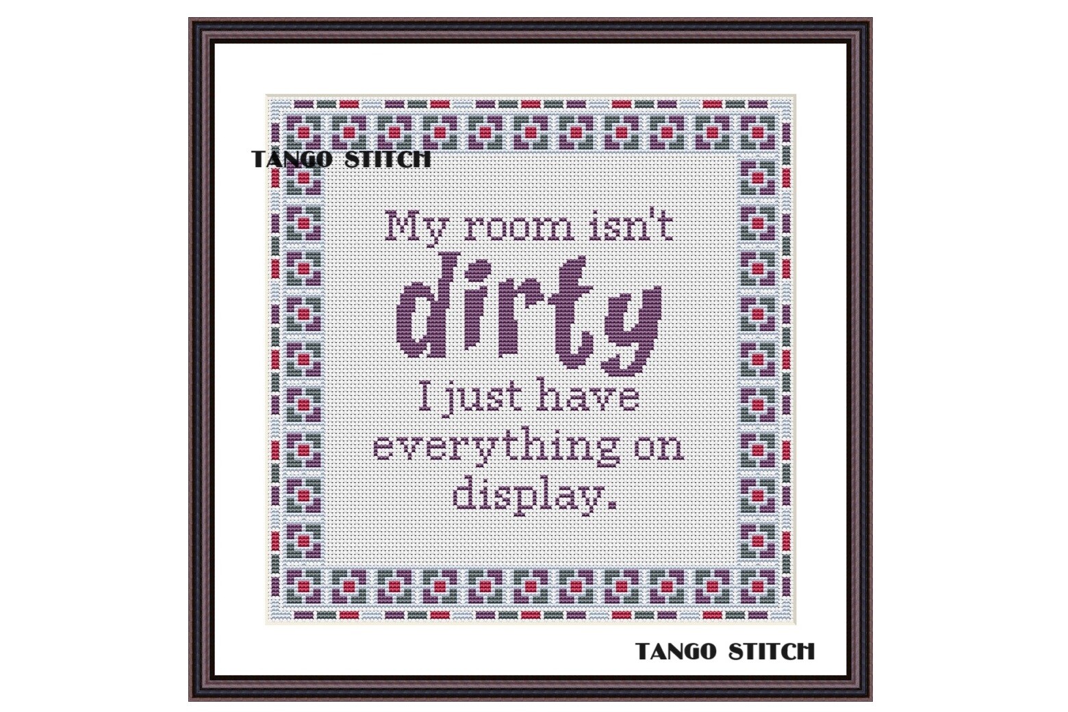 Funny Housewarming Quote Cross Stitch