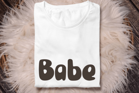 Retro Girl Font PNG with transparent background - Preview 1
