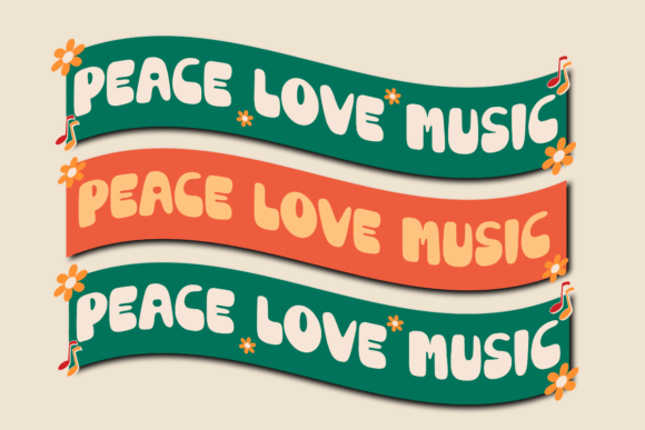 Retro Girl Font PNG with transparent background - Preview 5