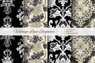Vintage Lace Elegance Graphic by All_Design98 · Creative Fabrica