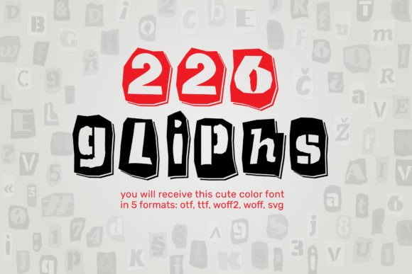 Cut News Font PNG with transparent background - Preview 1