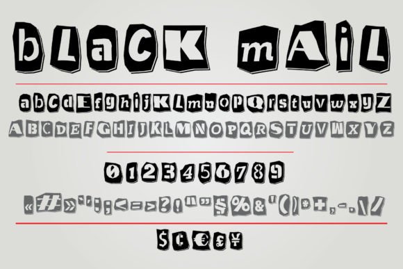 Cut News Font PNG with transparent background - Preview 3