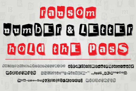 Cut News Font PNG with transparent background - Preview 4