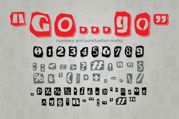Cut News Font PNG with transparent background - Preview 6