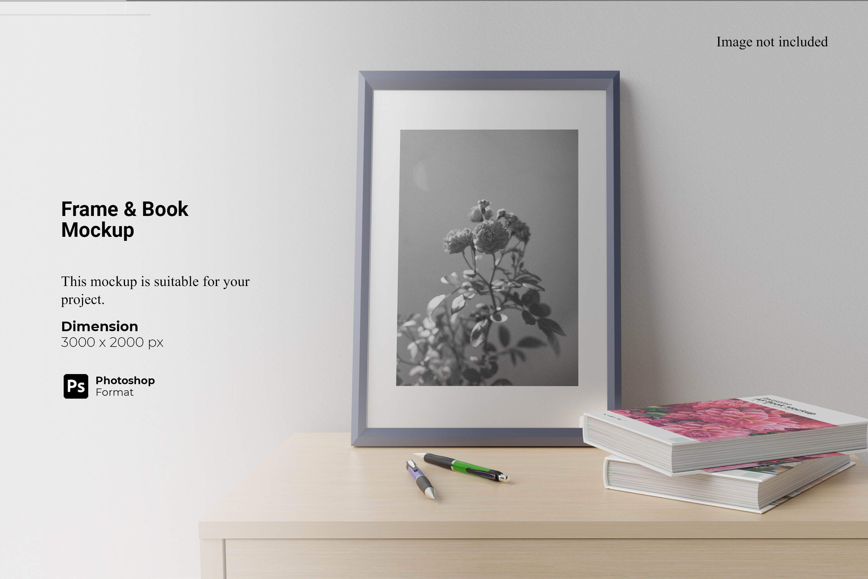 Frame & Book Mockup Graphic by Ian Mikraz · Creative Fabrica